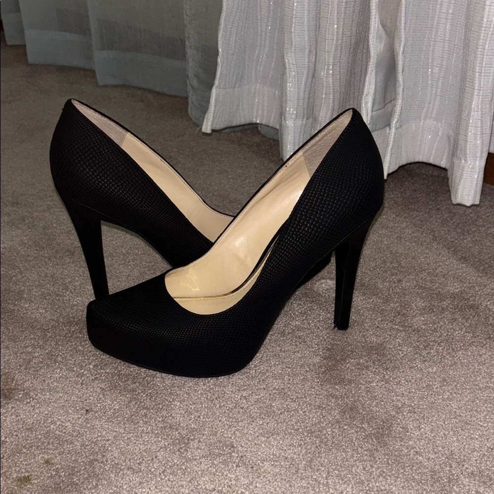 Jessica Simpson Black Stiletto Heels
